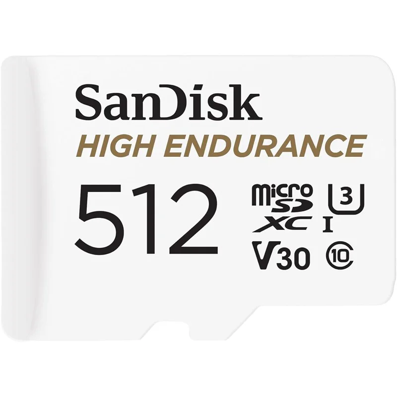 512GB High Endurance MicroSD Kart - Araç Kamerası ve Güvenlik Kamerası İçin Uyumlu Fiyatı, Yorumları ve Özellikleri