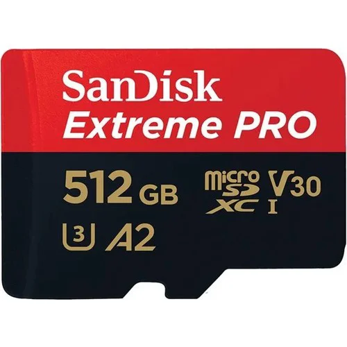 512GB MICRO SD EXTREME PRO SDSQXCD-512G-GN6MA 512GB 200MB/S 512GB MICRO SD EXTREME PRO SDSQXCD-512G-GN6MA 512GB 200MB/S