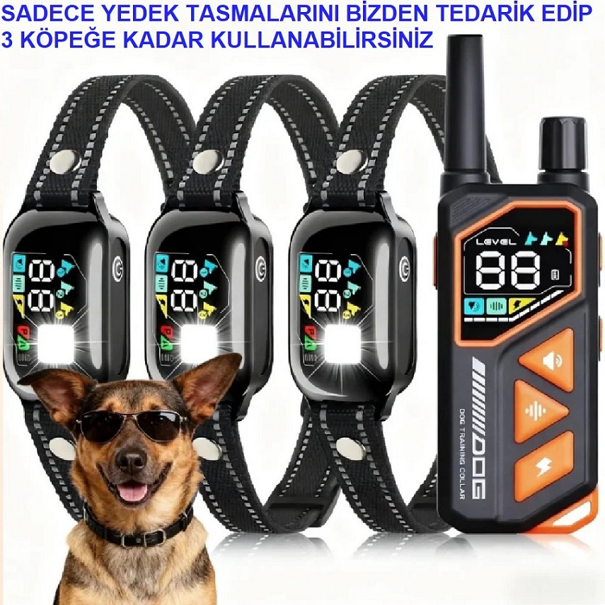 513 köpek eğitim tasması ve havlama tasması özellikli 1 km menzil su geçirmez 513 köpek eğitim tasması ve havlama tasması özellikli 1 km menzil su geçirmez