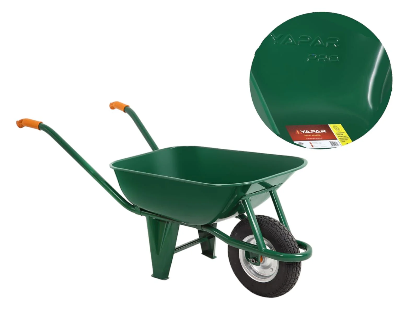 51631   Yapar Pro El Arabası - Burçlu - Şişme Lastik