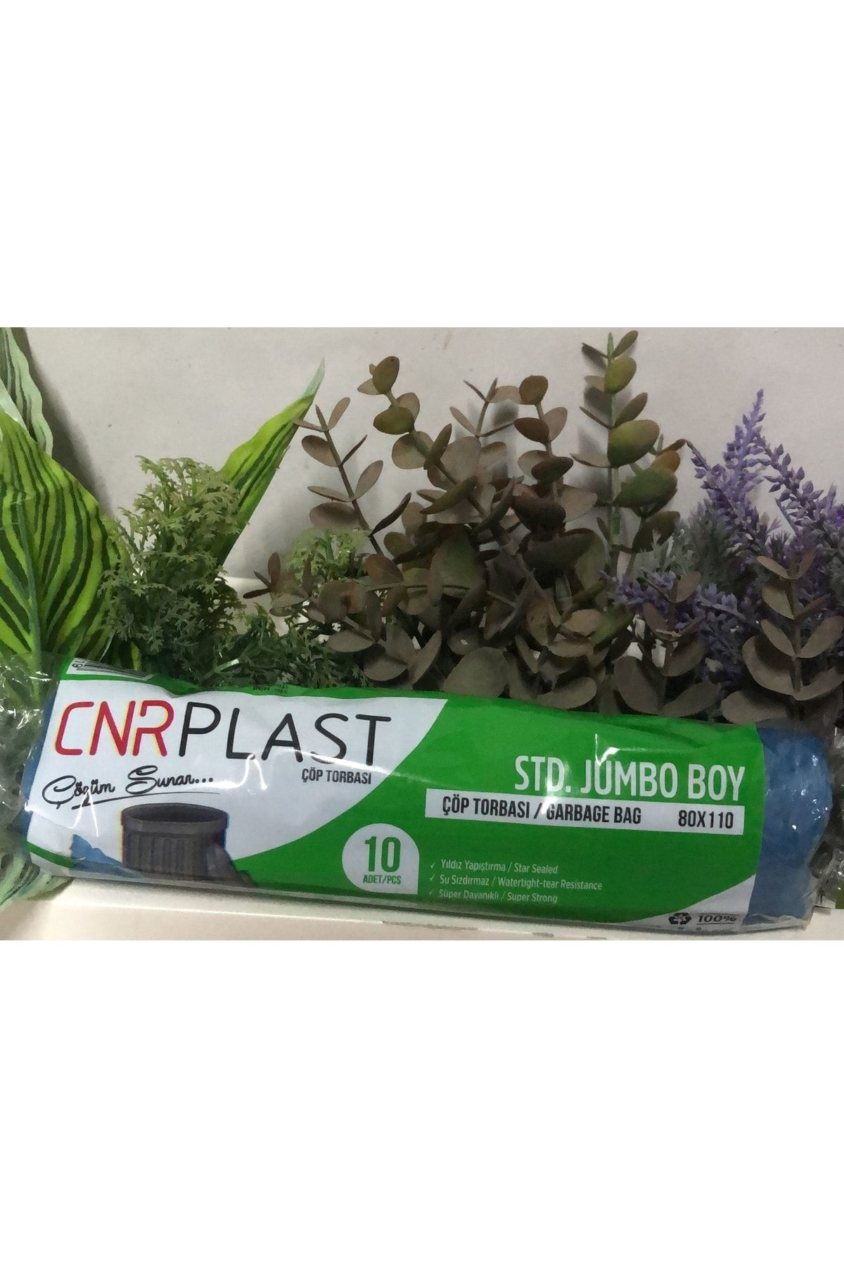 Florex 517 Plus Çöp Poşeti Jumbo Boy 80 X 110 Cm 10 Adet X 10 Rulo