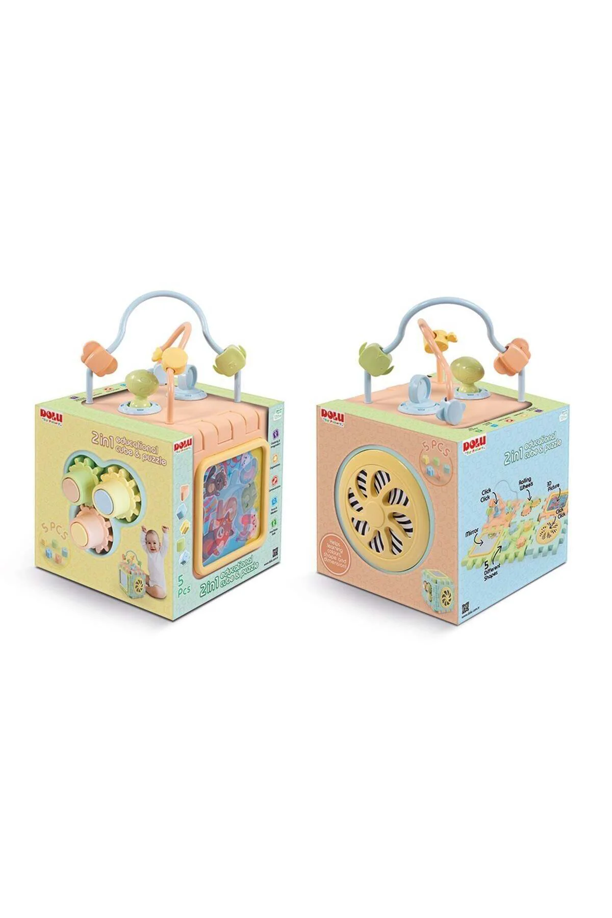 5192 Eğitici Küp Ve Puzzle 2In1