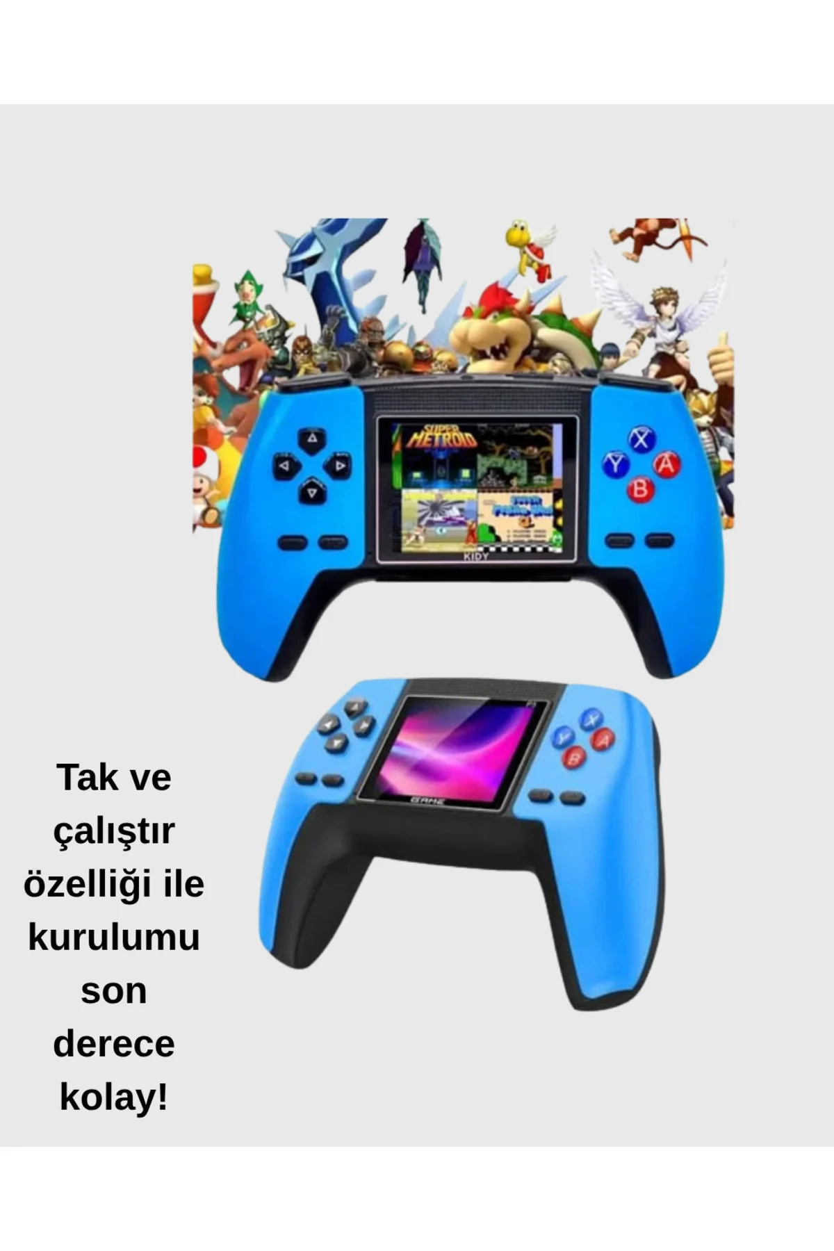 520 Oyunlu Taşınabilir Retro Oyun Konsolu | P5 GamePad - Lisinya