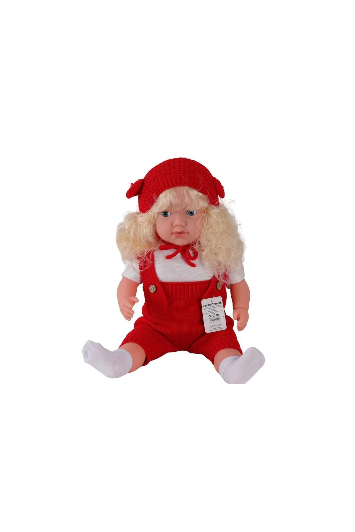 5214 60 Cm Trikolu Tulumlu Saçli Büyük Bebek