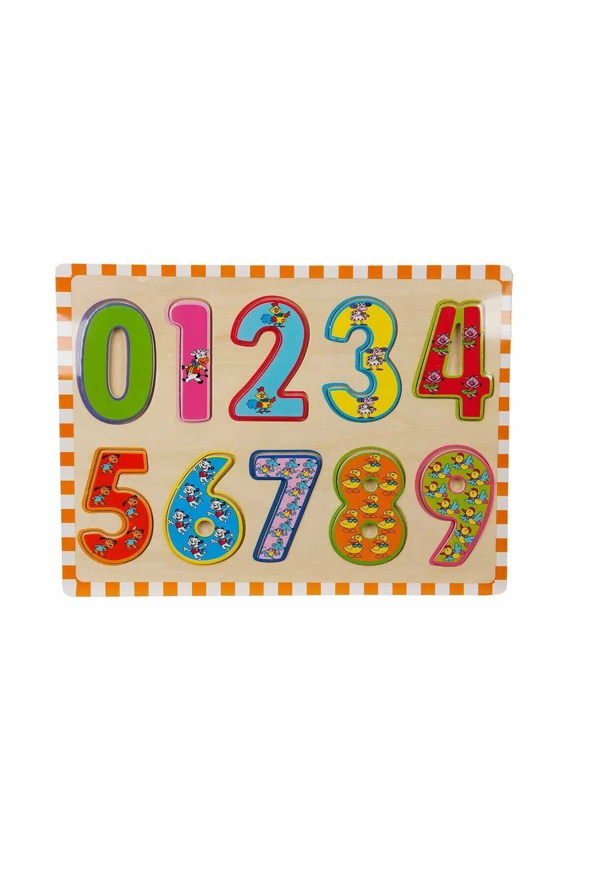 5215 -Wooden Puzzle Numbers 10 Parça - Görsel 3