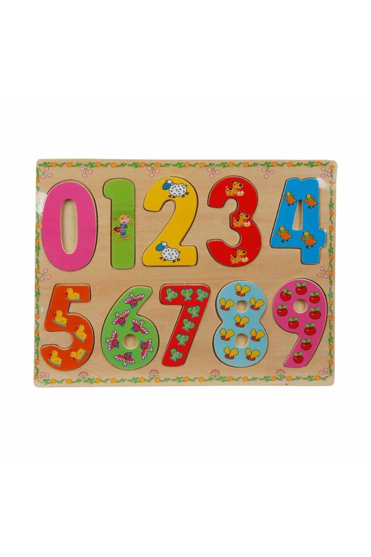5215 -Wooden Puzzle Numbers 10 Parça