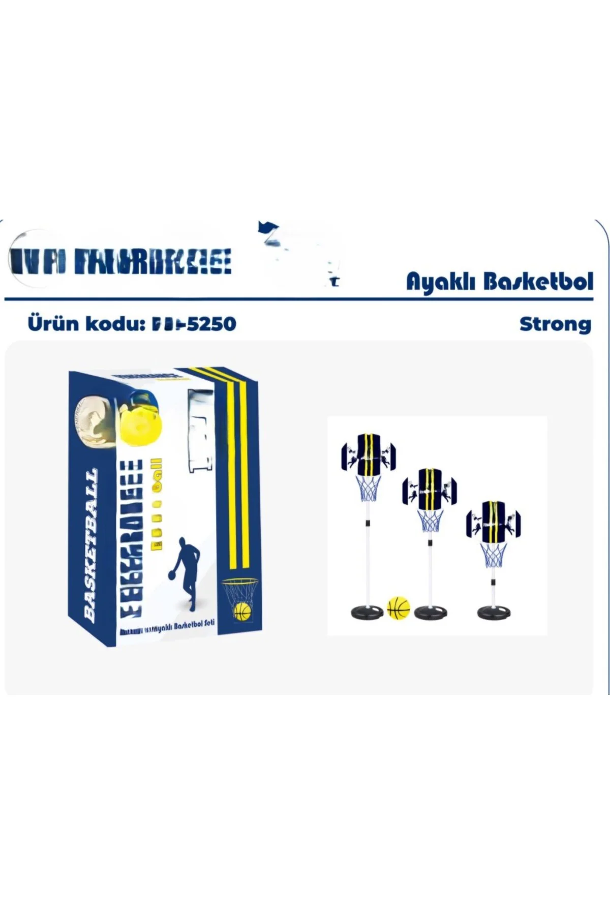 5250 SARI LACİVERT BASKETBOL POTASI