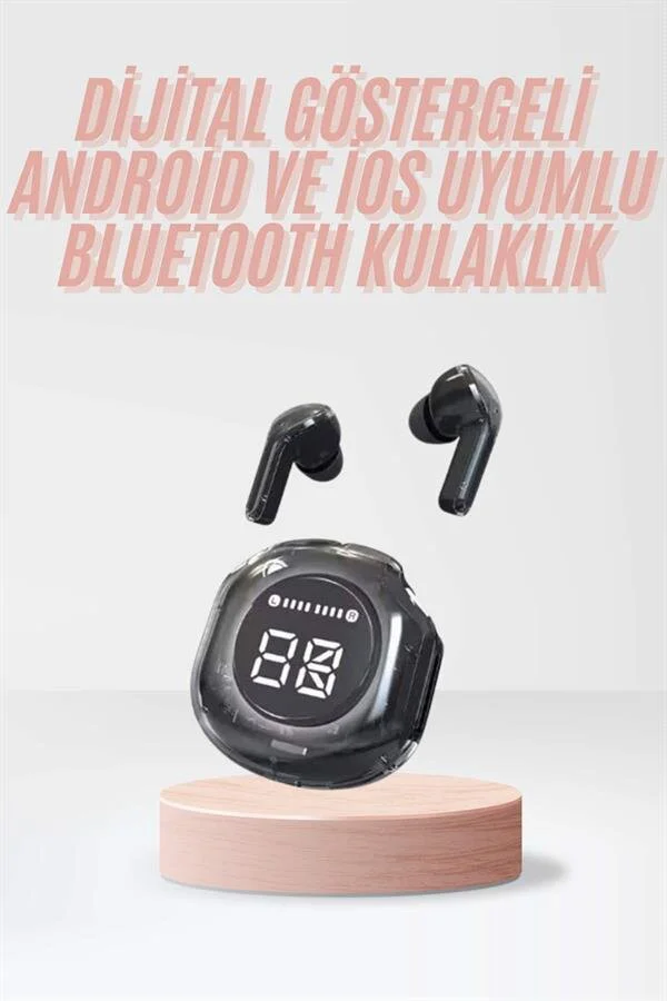 5.3 Bluetooth Gaming Kulaklığı Dijital Göstergeli ve Dokunmatik