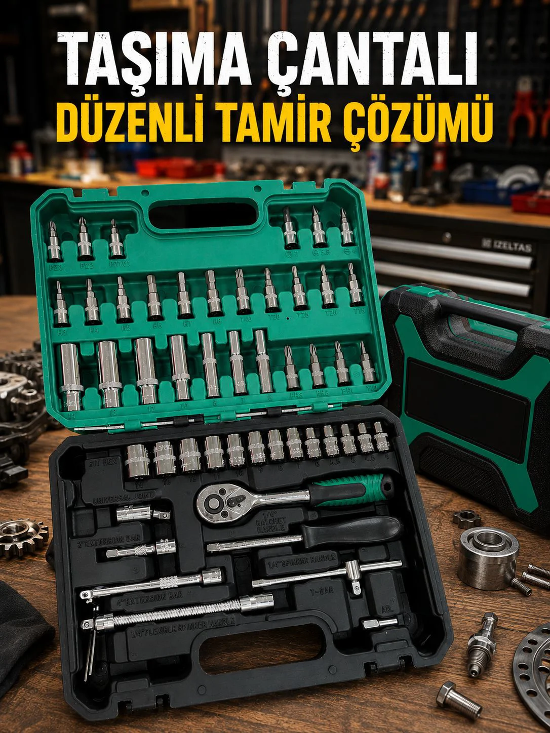 53 Parça Çok Amaçlı Lokma Anahtar Seti