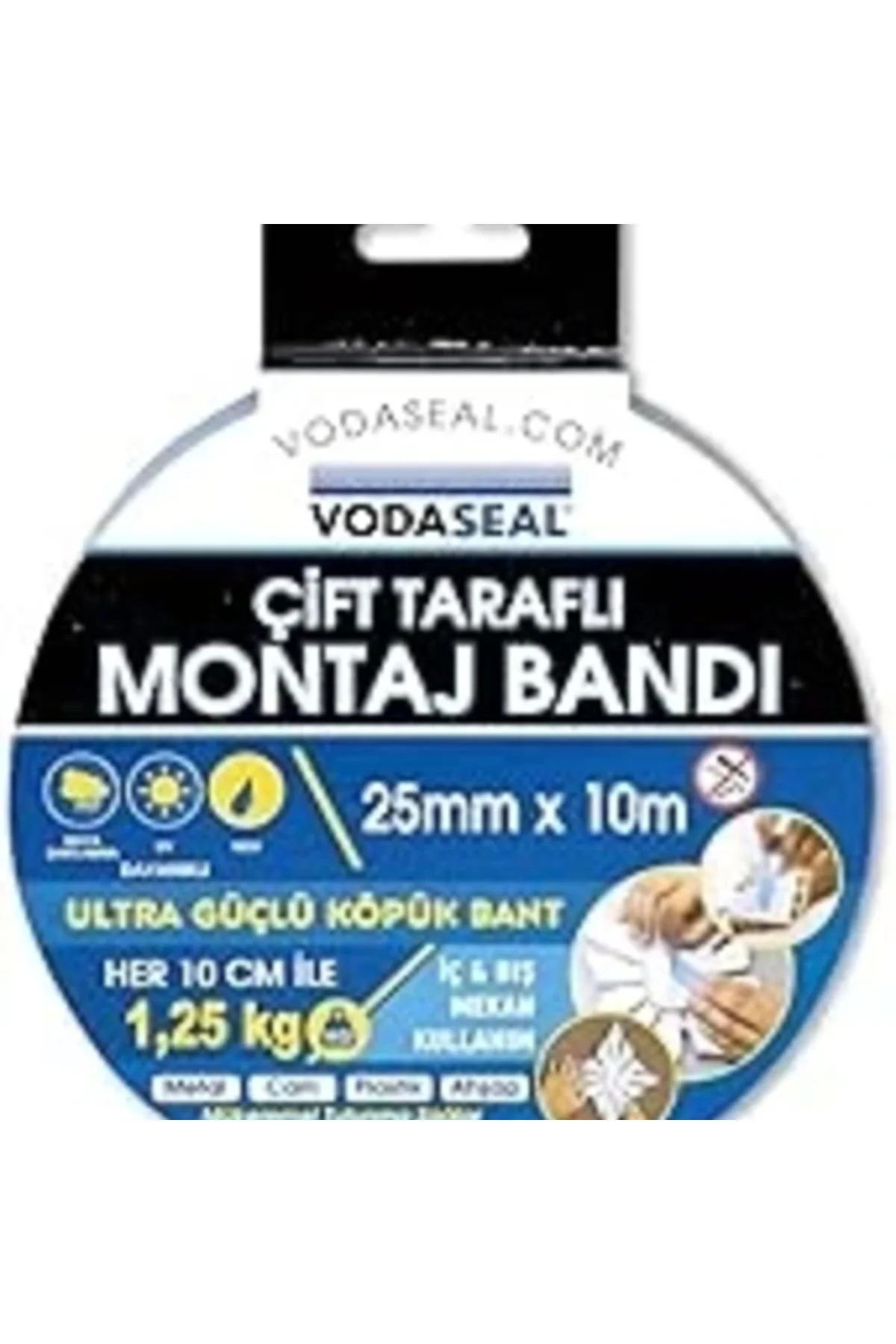53.01.021 Çift Taraflı Montaj Bandı, 25X10