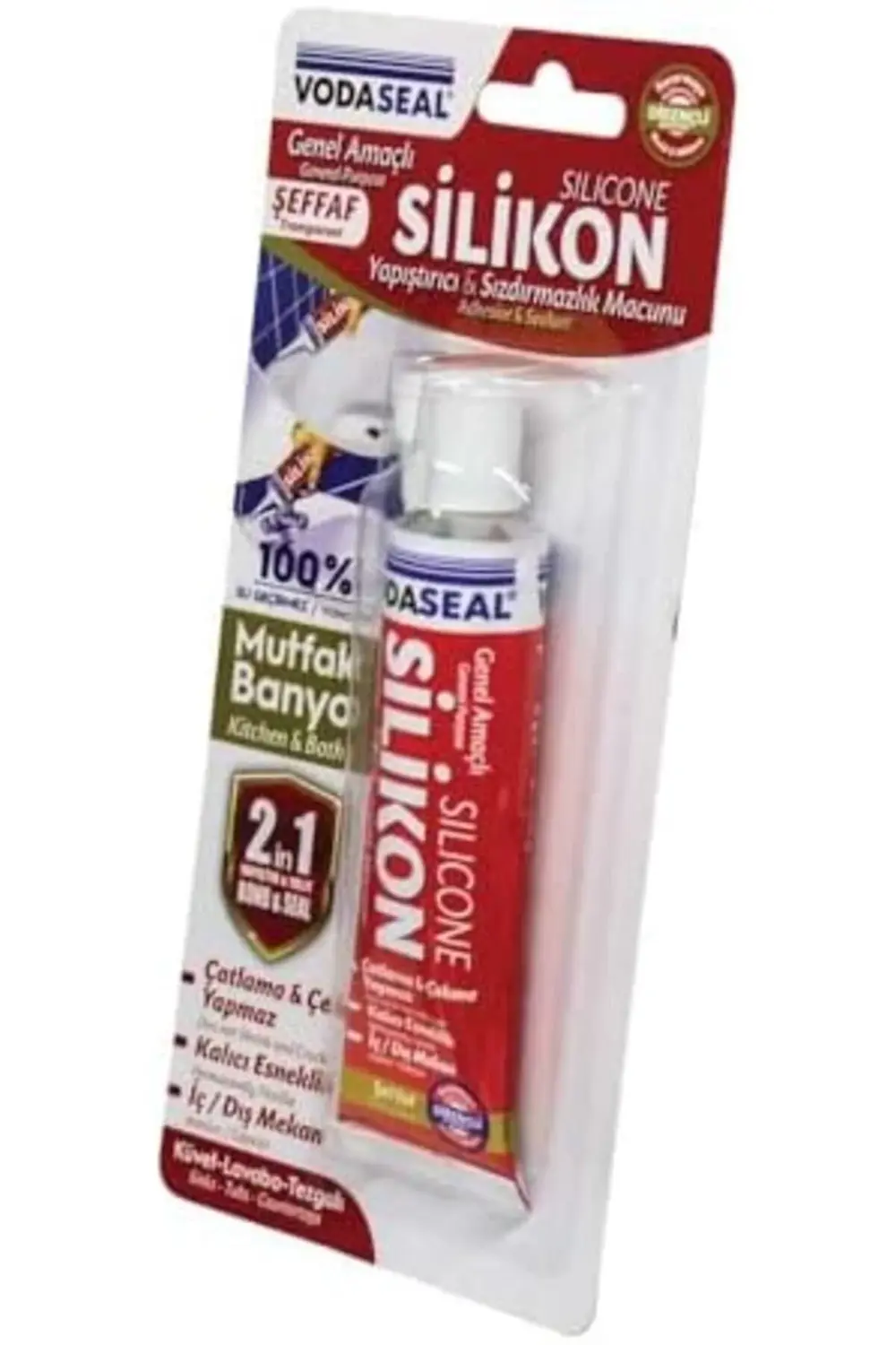 53.01.029 Tüp Silikon, 50g, Şeffaf 978262
