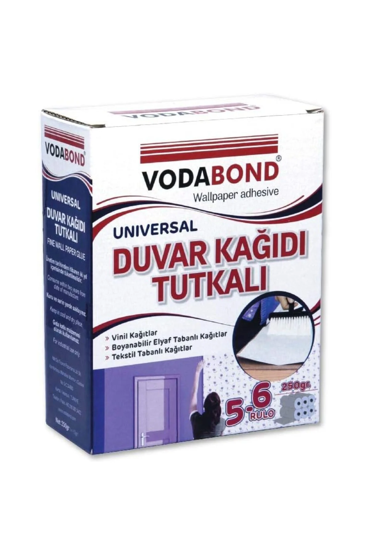 53.03.045 Duvar Kağıdı Tutkalı, 250g, Beyaz