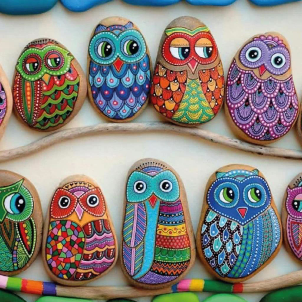 5307Taş Boyama - Stone Painting / +6 yaş