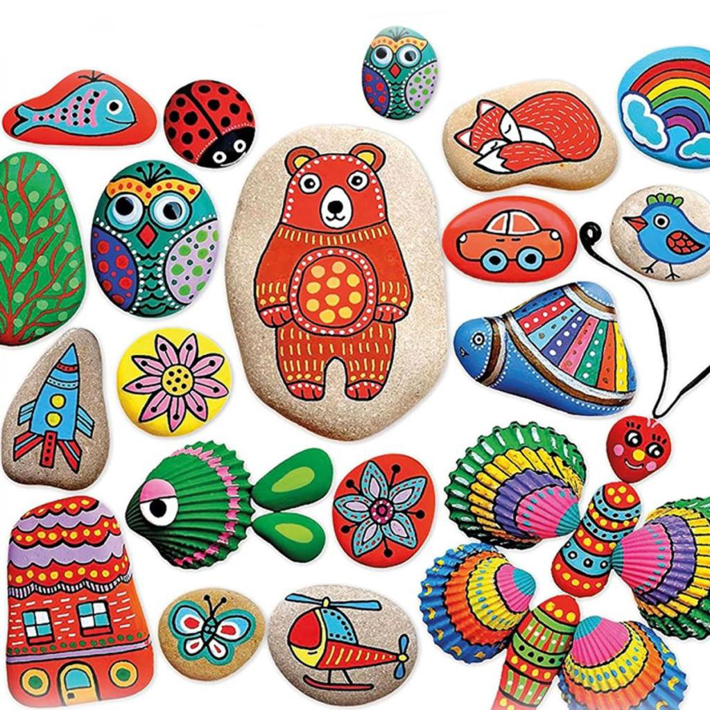 5307Taş Boyama - Stone Painting / +6 yaş