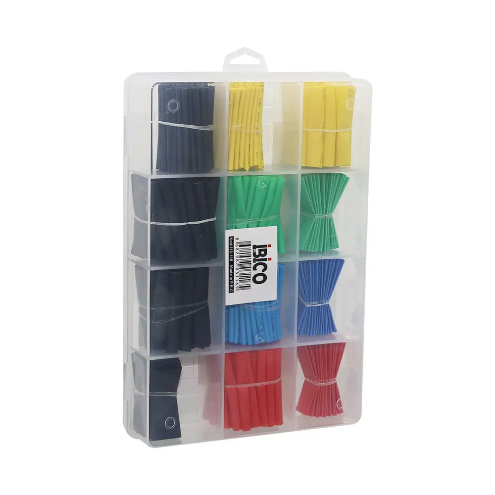 530PCS MAKARON KABLO TAMİR SETİ ISIYLA BÜZÜŞMELİ DARALAN HORTUM (
