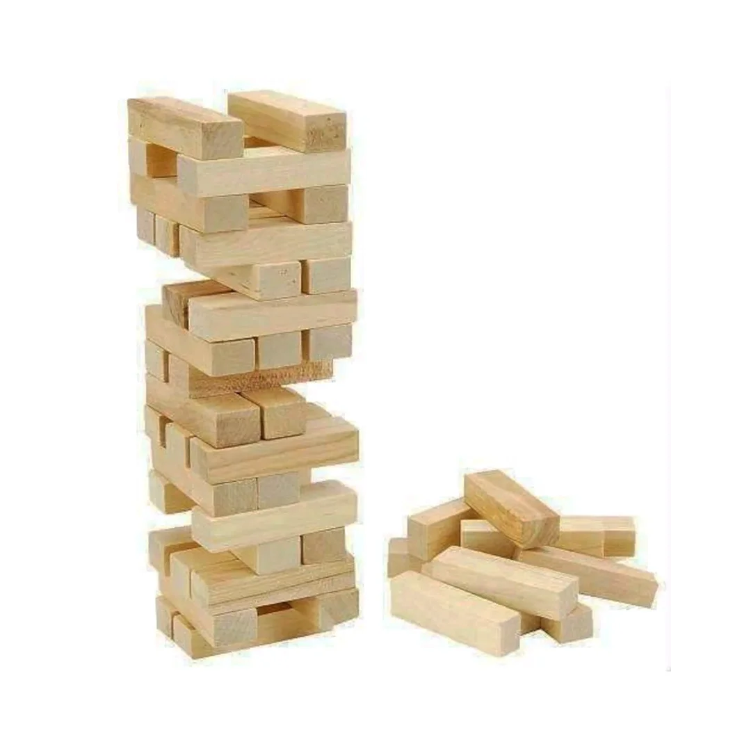 54 Parça  Ahşap Denge Jenga Oyunu Bx40 Fiyatı, Yorumları ve Özellikleri