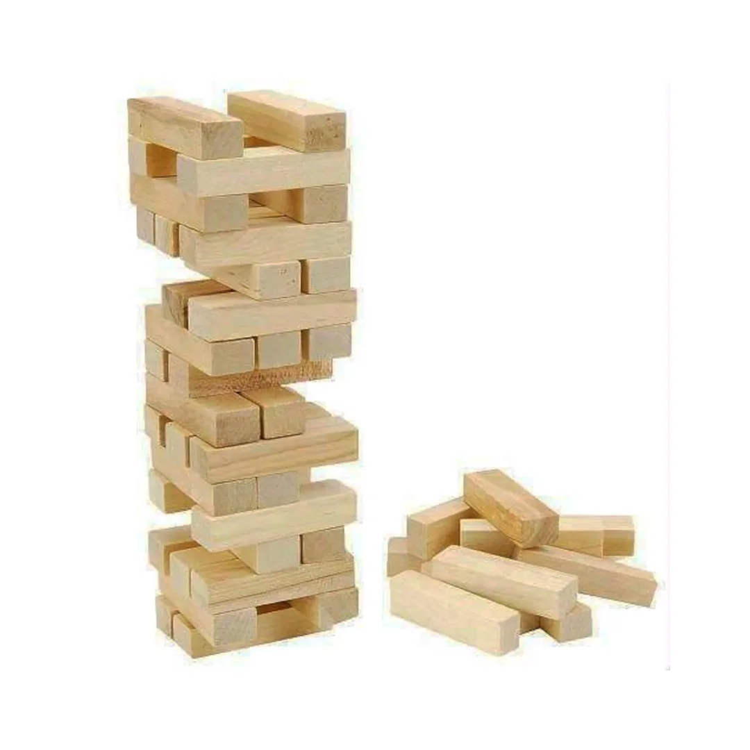 54 Parça Ahşap Denge Jenga Oyunu 5224 Diğer