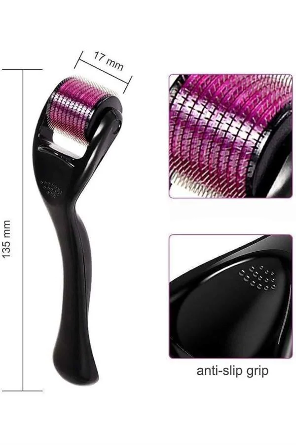 540 Iğneli Derma Roller 1Mm Titanyum Uçlu Cilt Bakımı ve Akne İzi Giderici Profesyonel Cihaz