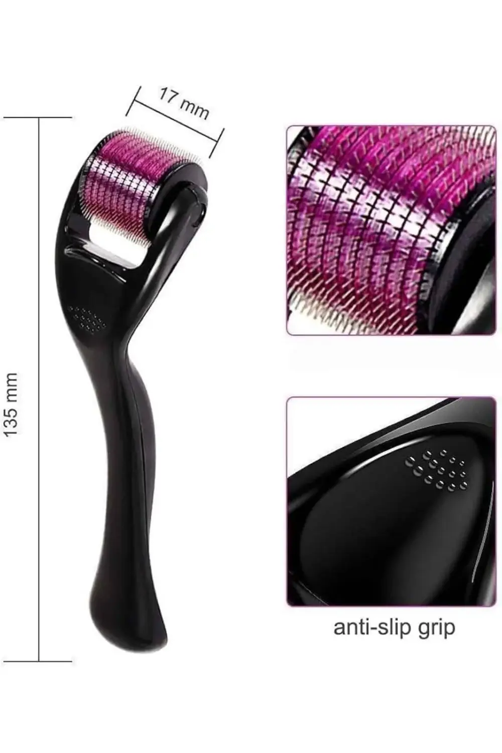 540 Iğneli Derma Roller 1Mm Titanyum Uçlu Saç Kaş Serum Kullanımı