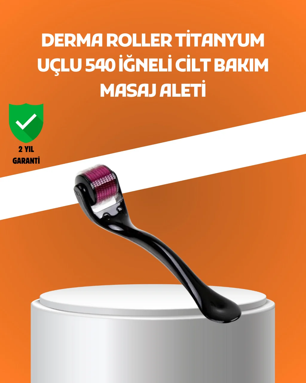 540 İğneli Titanyum Dermaroller Profesyonel Ev Tipi Cilt Yenileme Aparatı - Lisinya