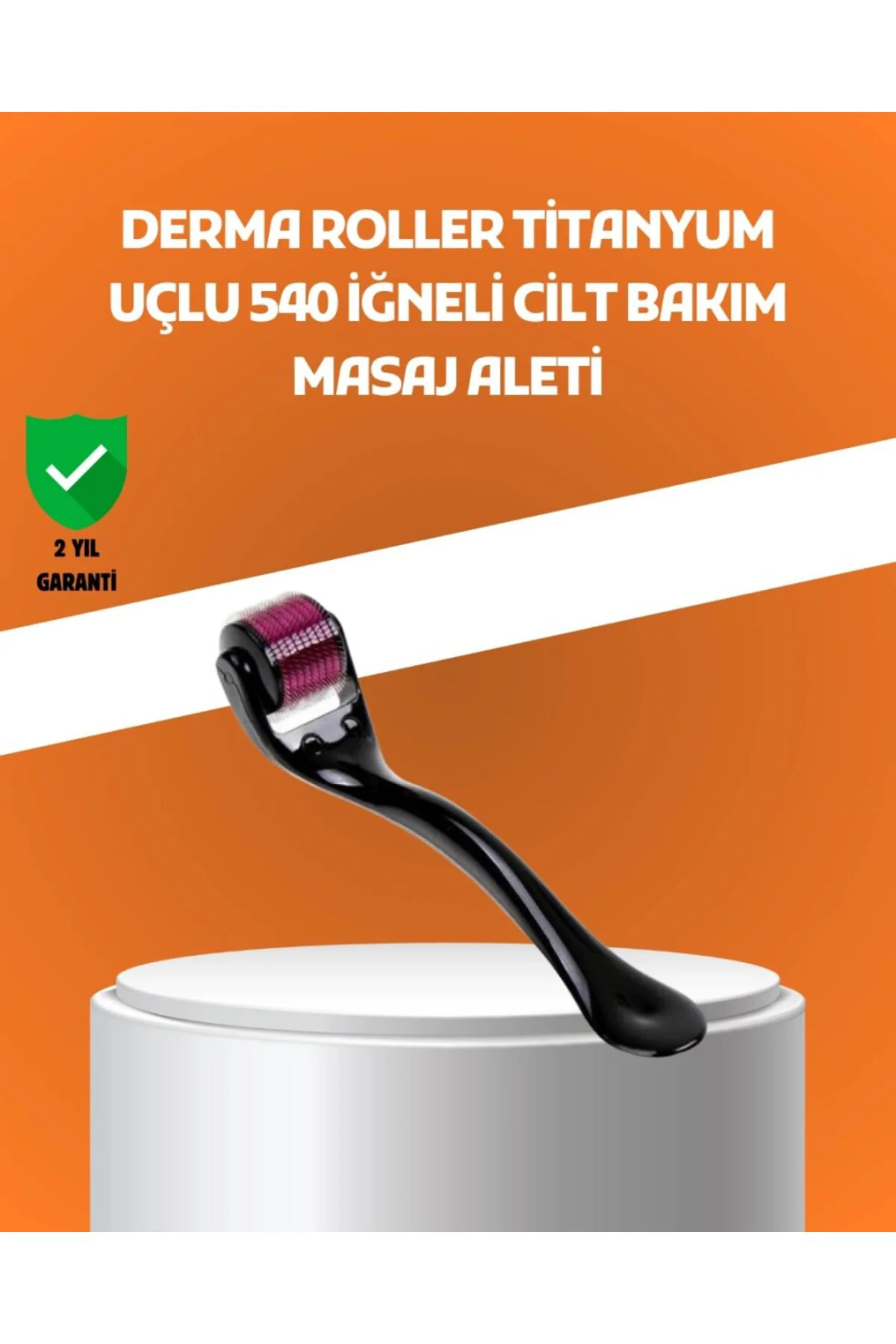 540 İğneli Titanyum Dermaroller Profesyonel Ev Tipi Cilt Yenileme
