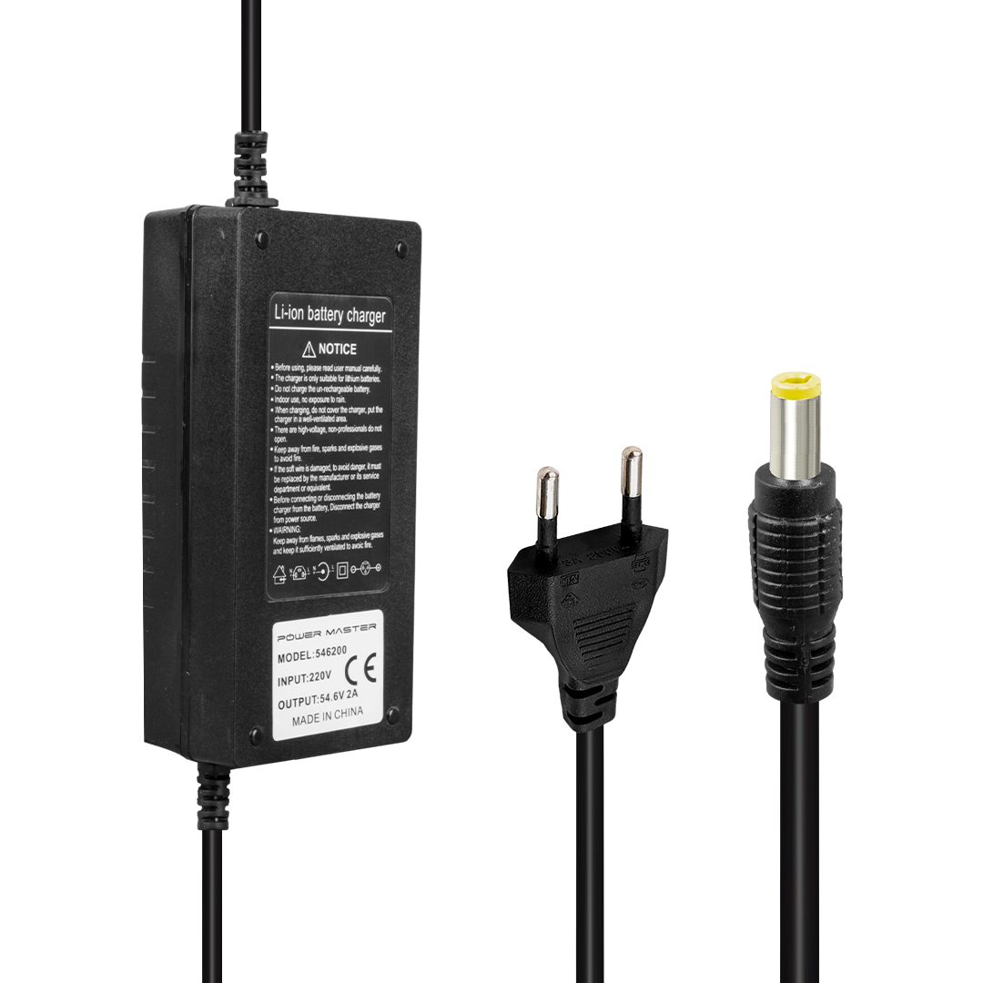 54.6 VOLT - 2 AMPER LI-ION LİTYUM PİLLER İÇİN ELEKTRİKLİ BİSİKLET