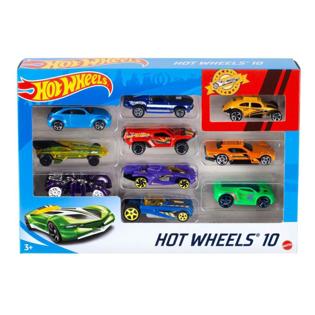 54886 Hot Wheels 10'lu Araba Seti - Karışık Asorti - Erkol Özel 54886 Hot Wheels 10'lu Araba Seti - Karışık Asorti - Erkol Özel
