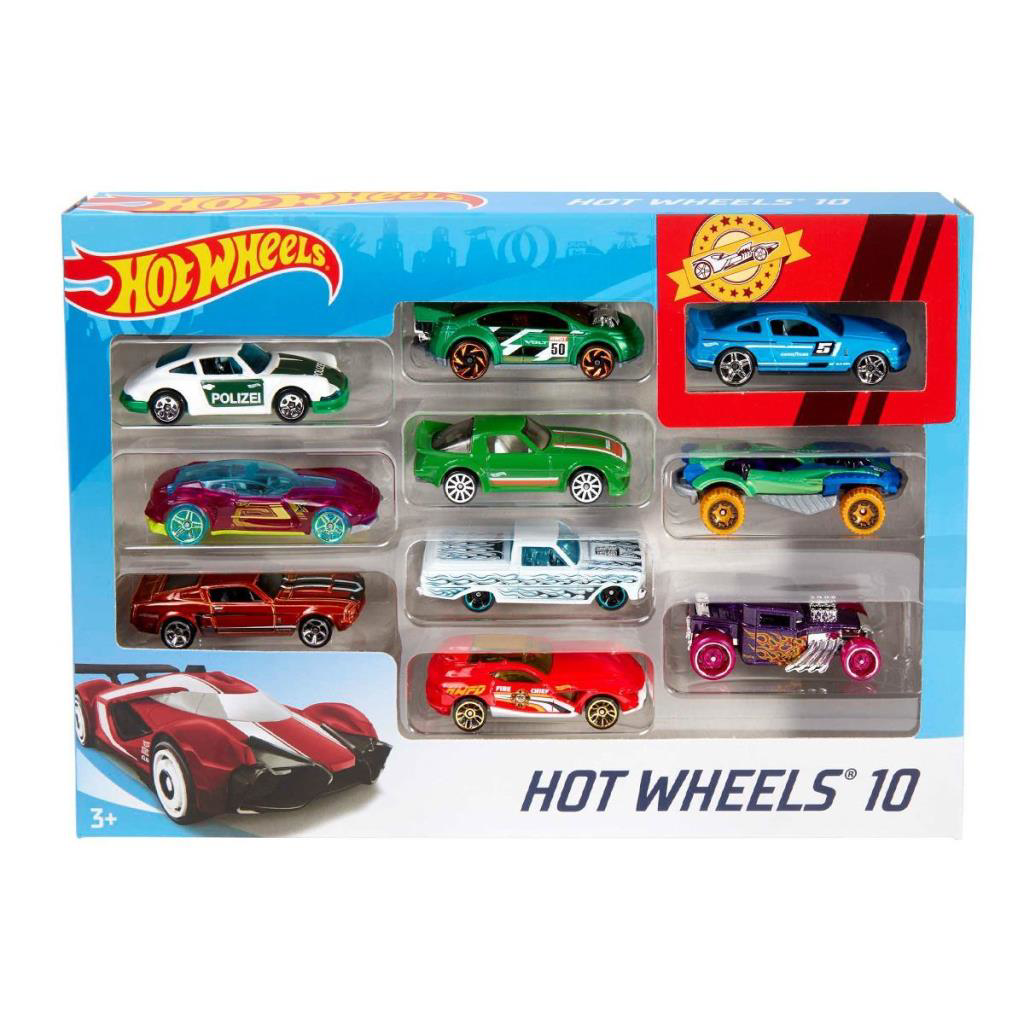54886 Hot Wheels 10'lu Araba Seti - Karışık Asorti - Erkol Özel 54886 Hot Wheels 10'lu Araba Seti - Karışık Asorti - Erkol Özel
