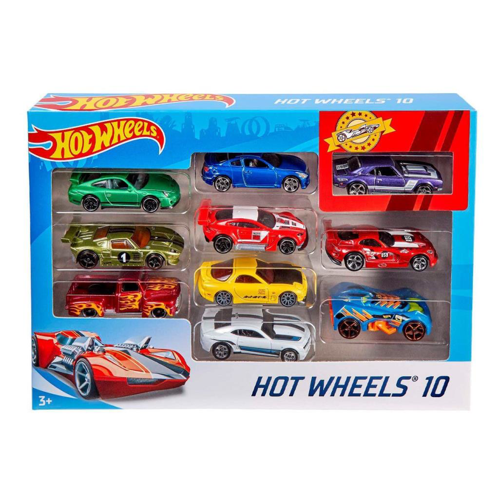 54886 Hot Wheels 10'lu Araba Seti - Karışık Asorti - Erkol Özel 54886 Hot Wheels 10'lu Araba Seti - Karışık Asorti - Erkol Özel