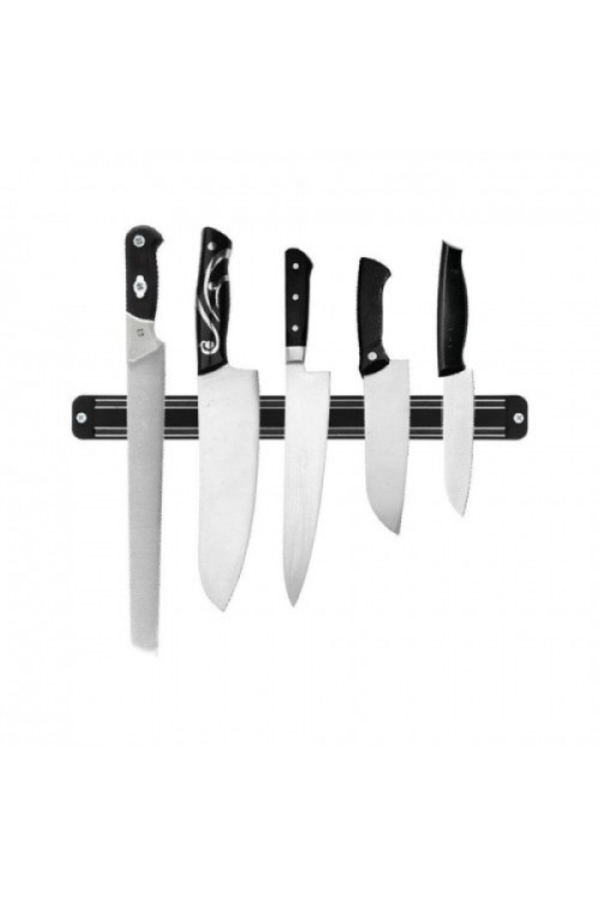 55 Cm Mıknatıslı Bıçak Stand Tutucu Bıçak Askı Duvara Monte Şef E