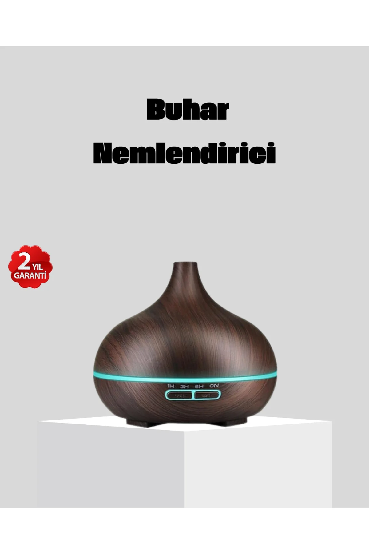 550 ml Büyük Su Hazneli Ultrasonik Nemlendirici ve Aromaterapi Difüzörü