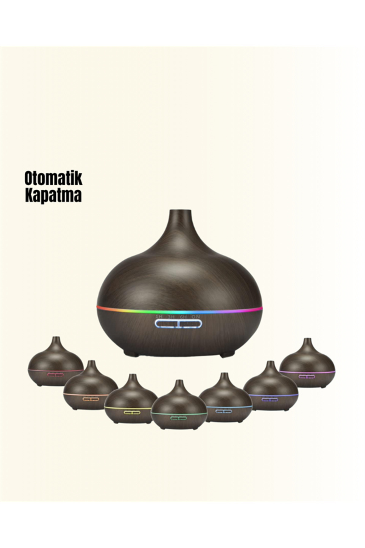 550 ml Ultrasonik Yağ Difüzörü ve Soğuk Buhar Nemlendirici