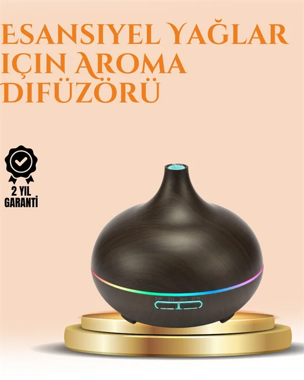 550 ml Ultrasonik Yağ Difüzörü ve Soğuk Buhar Nemlendirici Fiyatı, Yorumları ve Özellikleri