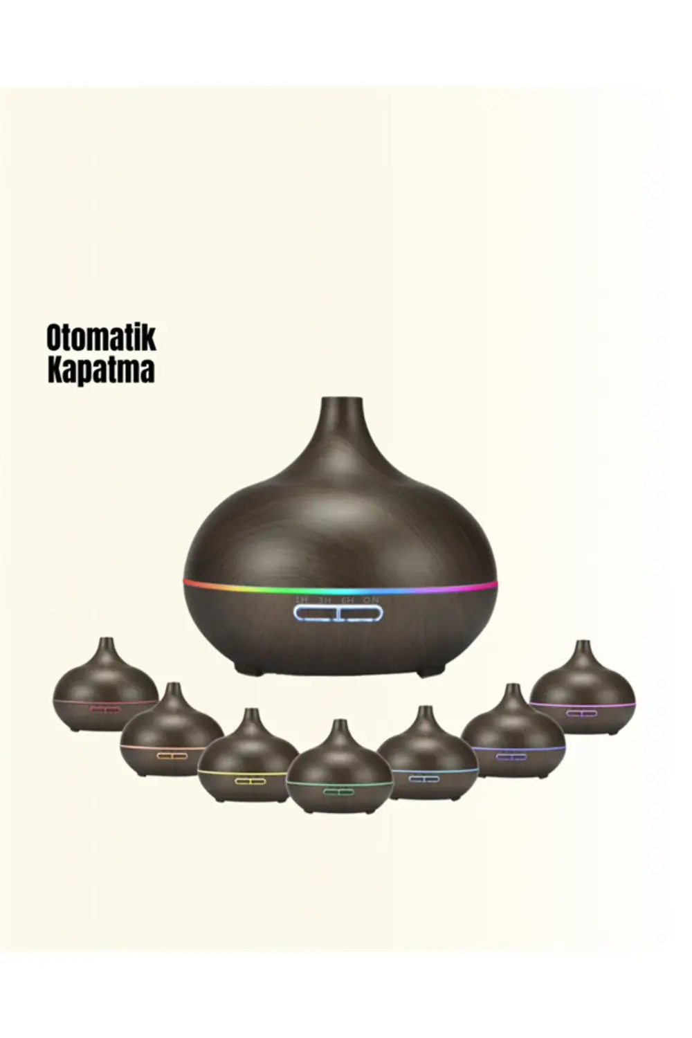 550 ml Ultrasonik Yağ Difüzörü ve Soğuk Buhar Nemlendirici