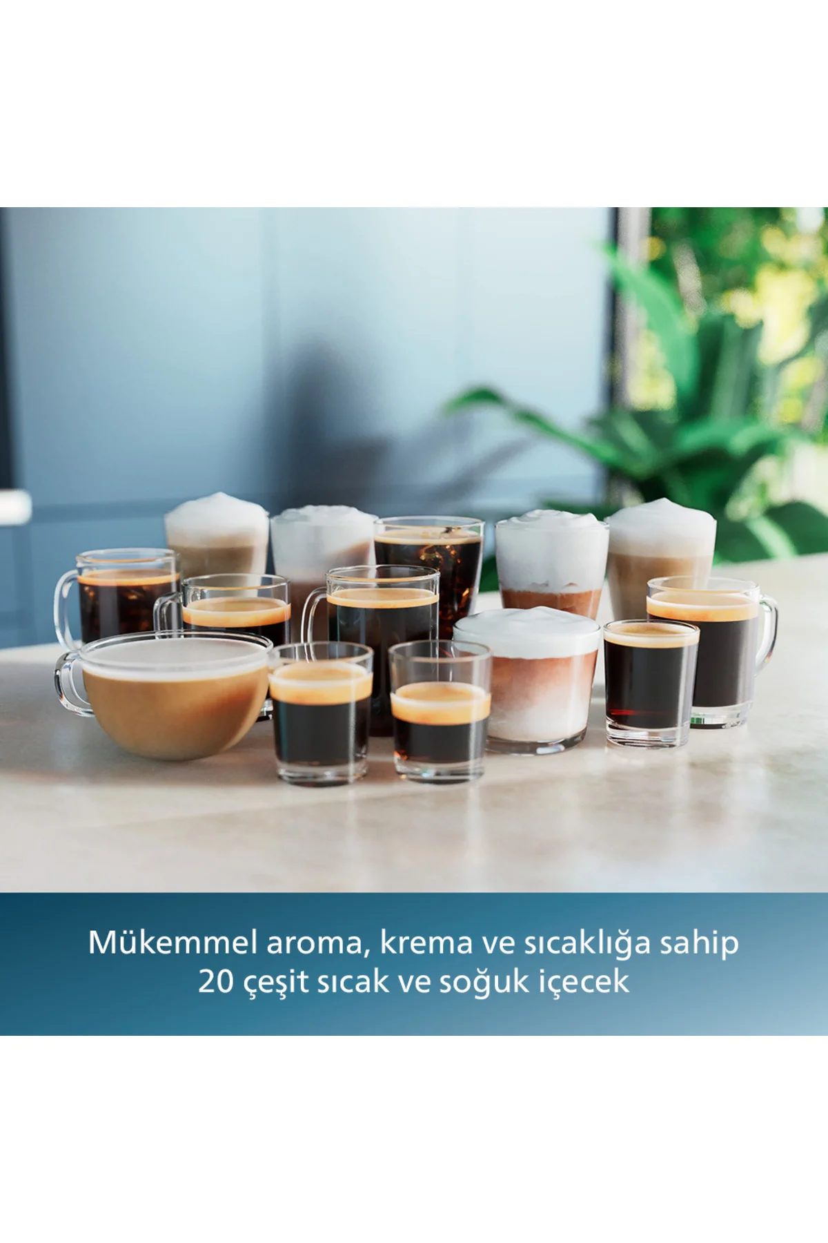 5500 Serisi LatteGo Tam Otomatik Espresso Makinesi, 20 Sıcak ve S