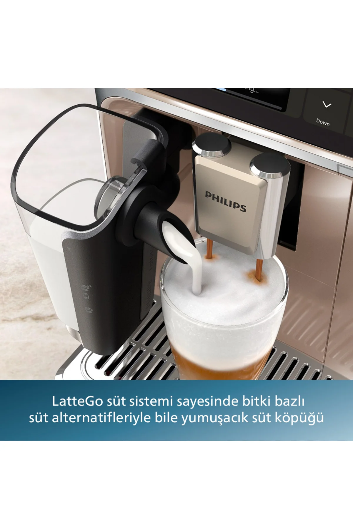 5500 Serisi LatteGo Tam Otomatik Espresso Makinesi, 20 Sıcak ve S