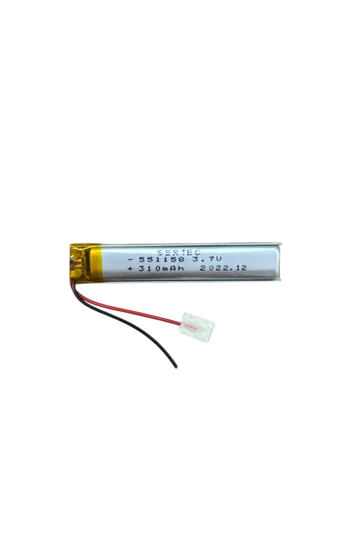 551158 3.7V 310 MAh Li-Polymer Pil (Devreli/1.5A)