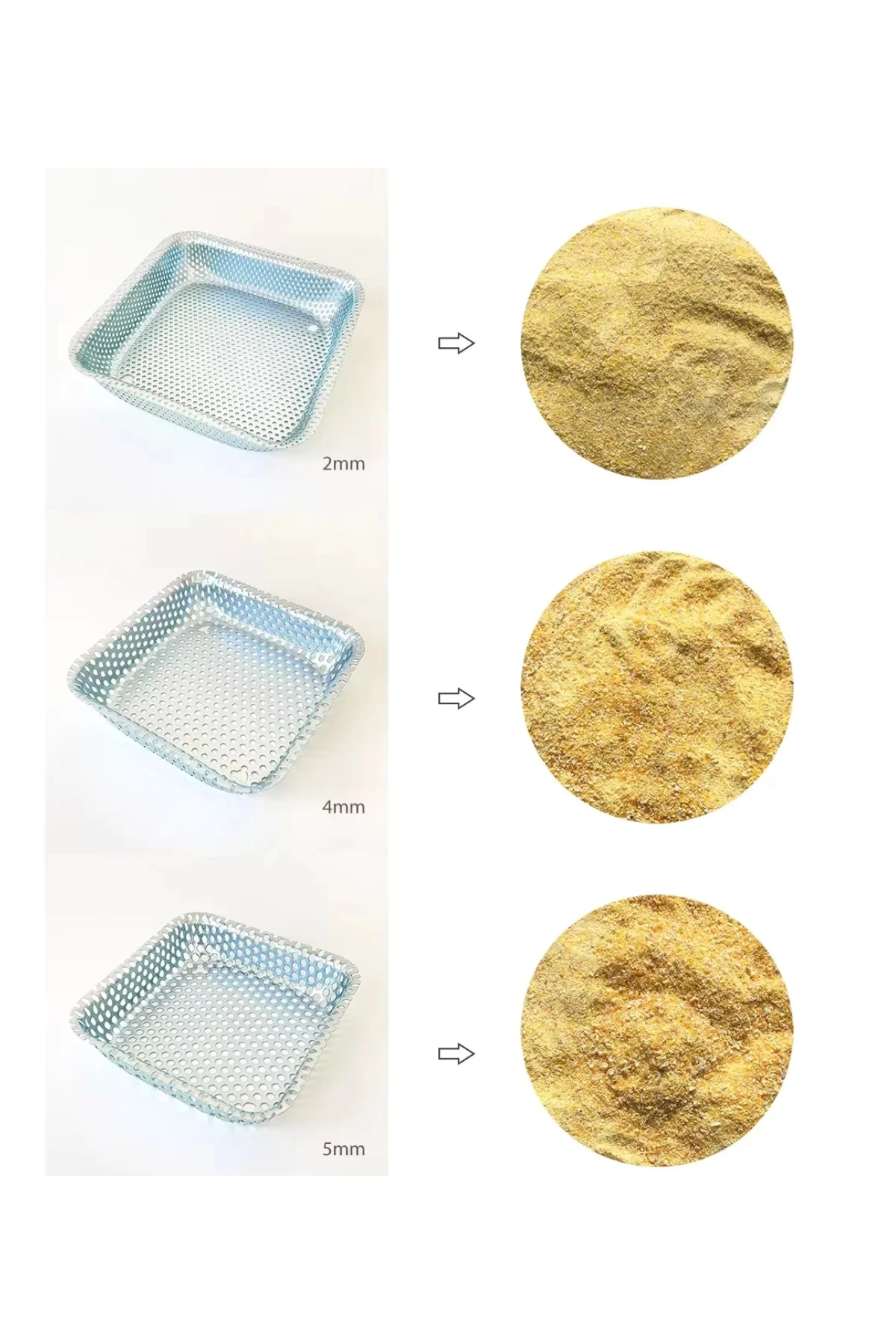 55l 1300 W Profesyonel Tahıl Yem Öğütücü – 9 Paslanmaz Elek Hediy