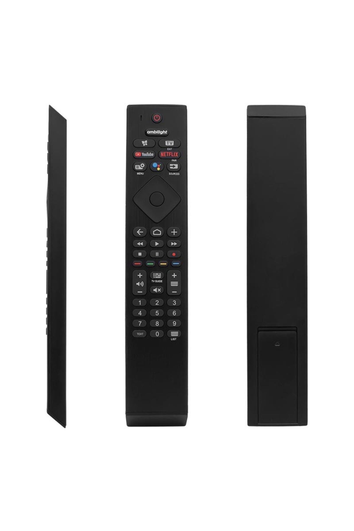 Tteknolojik 55Pml9308/12 Uyumlu Android Led Tv Kumandasi Siyah