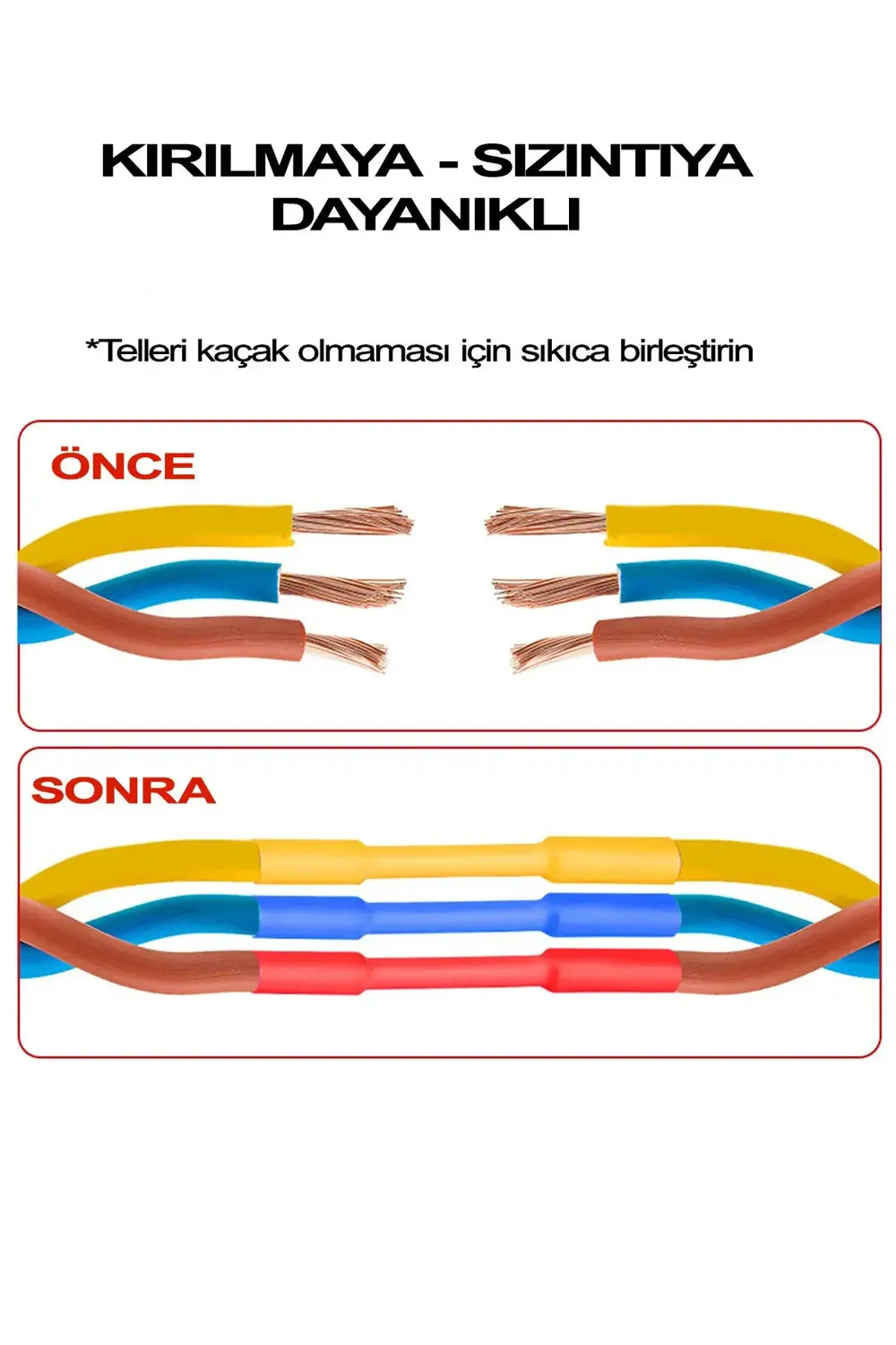 560 Adet Kutulu Makaron Kablo Seti Isıyla Daralan Kablo Tamir Kit