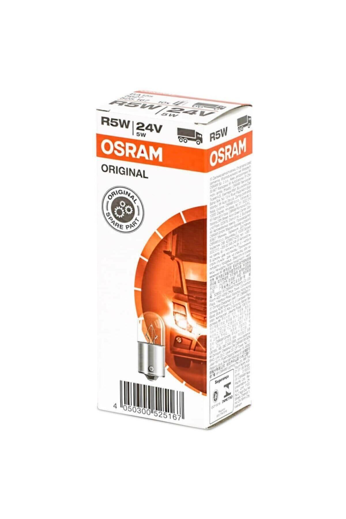 Osram 5627 R5w 24 Volt 67 Ampul 5Watt 10 Adet