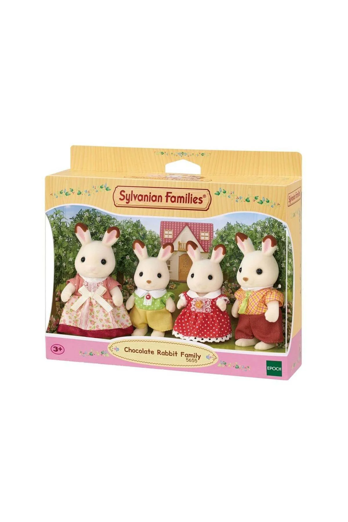 5655 Sylvanian Families Çikolata Kulaklı Tavşan Ailesi +3 Yaş