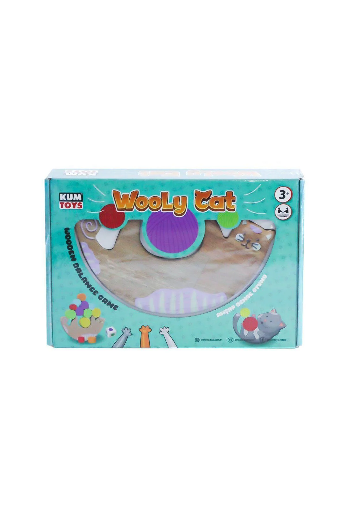 5672 Wooly Cat Kedi Oyunu -Kumtoys