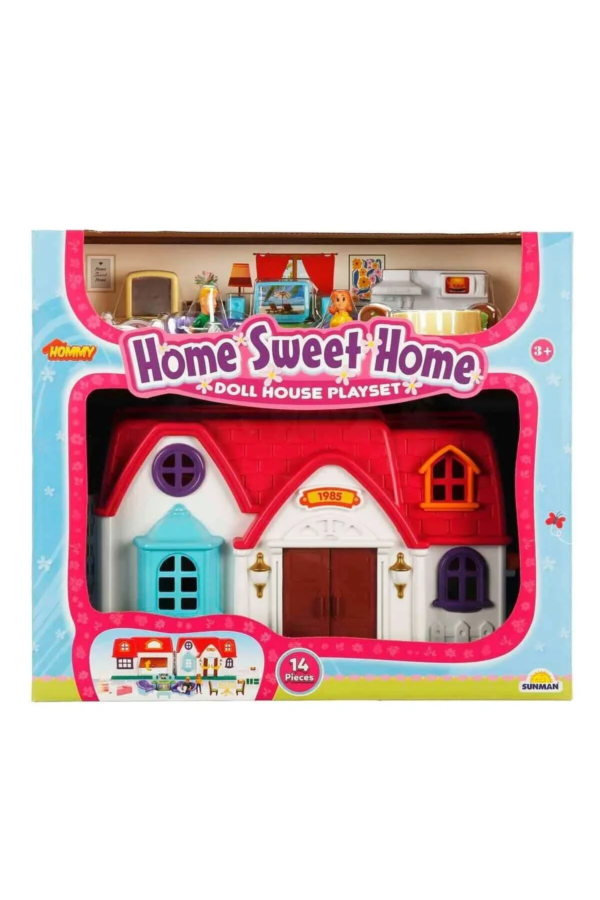 5676 SUN-SABC-HMY-EV OYUN SET HOME SWEET HOME 14 PRÇ 5676 SUN-SABC-HMY-EV OYUN SET HOME SWEET HOME 14 PRÇ - Görsel 8