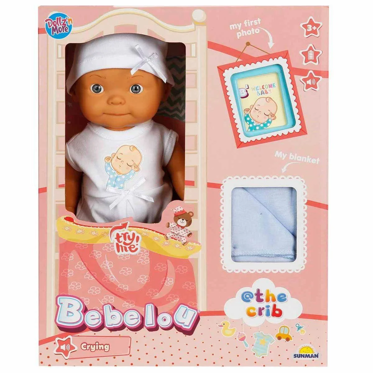 5683 Bebelou Sesli Hoş Geldin Bebeği 30 cm -Sunman Fiyatı, Yorumları ve Özellikleri