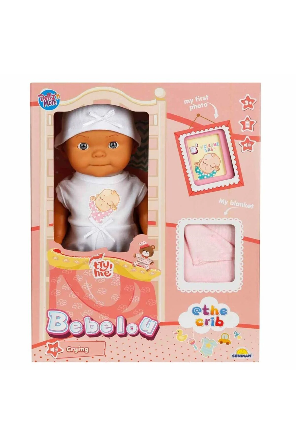 5683 Sesli Hoş Geldin Bebeği 30 cm -NessiWorld