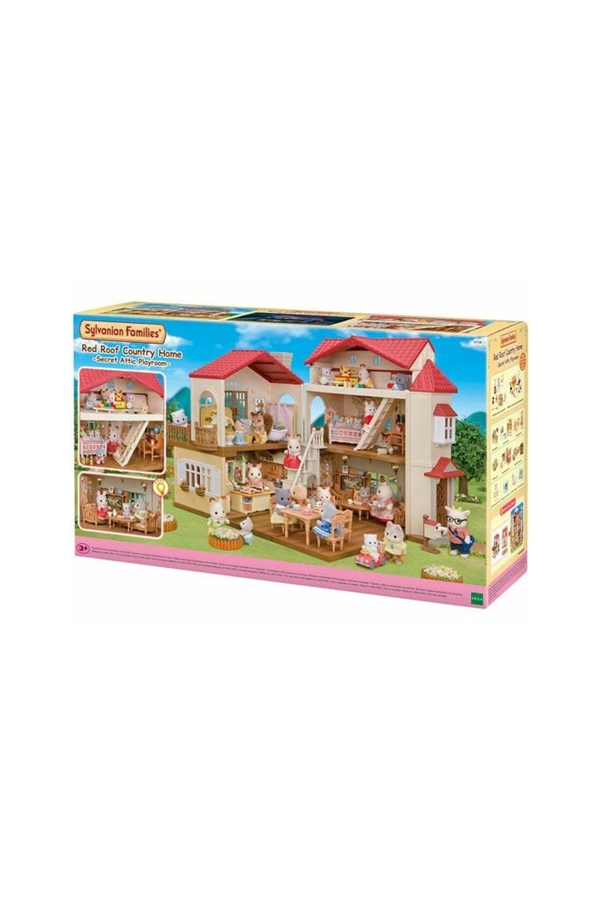 Epoch 5708 Sylvanian Families İşıklı Şehir Evi ( Gizli Oyun Odalı) 3 Ya