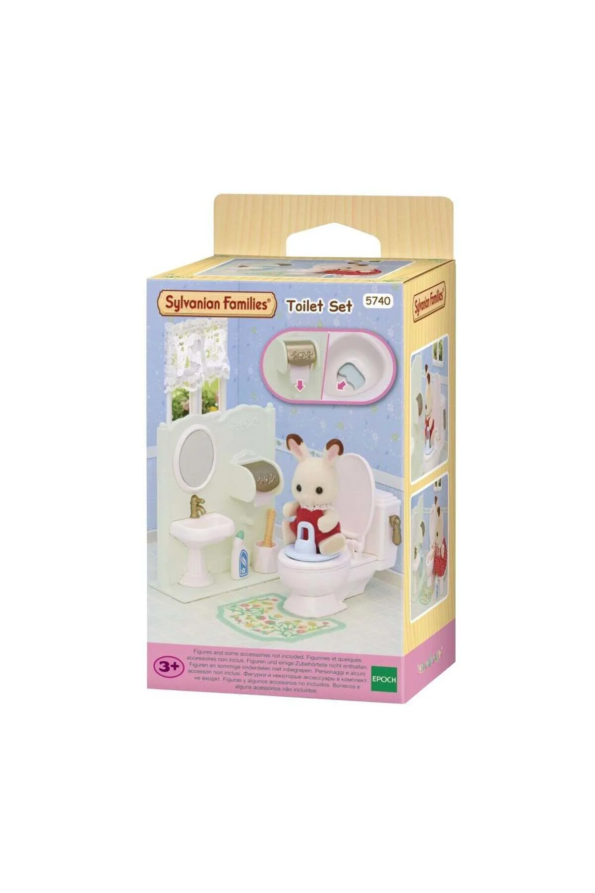 5740 Sylvanian Families Tuvalet Seti (Figürler Dahil Değildir) +3 Yaş
