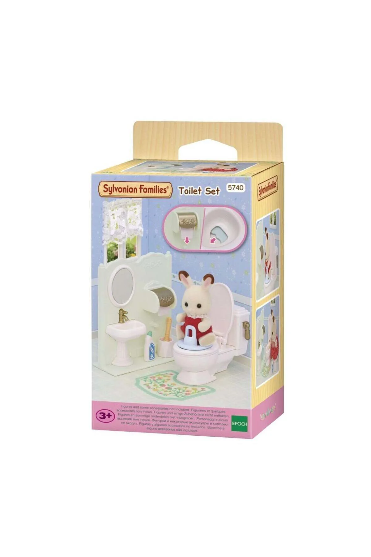5740 Sylvanian Families Tuvalet Seti (Figürler Dahil Değildir) +3 Yaş