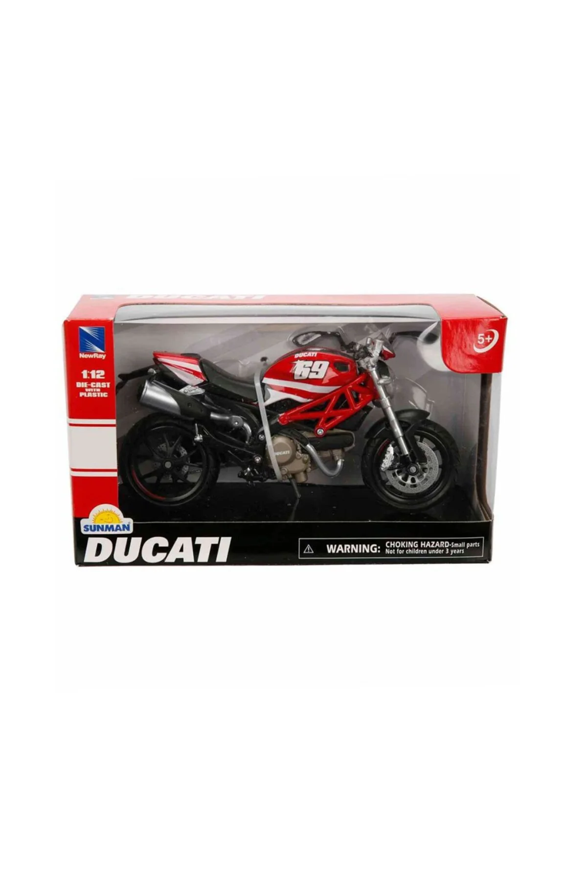 57523 SUN-NRY- 1 12 MTR DUCATI MANSTER 796 N 69 KRMZ